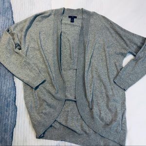 Gray Gap Cardigan